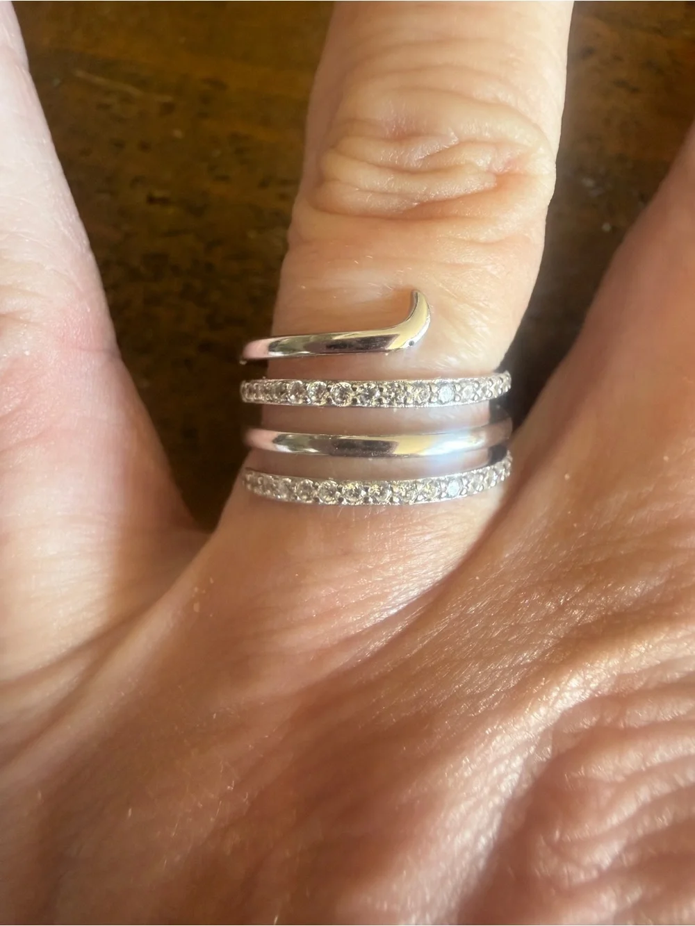 Diamonique sterling silver